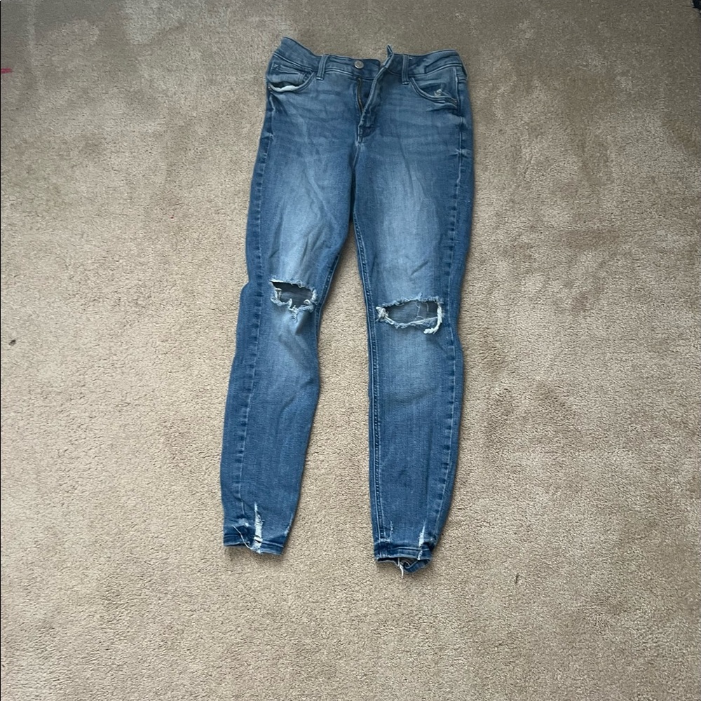 old navy dark blue jeans